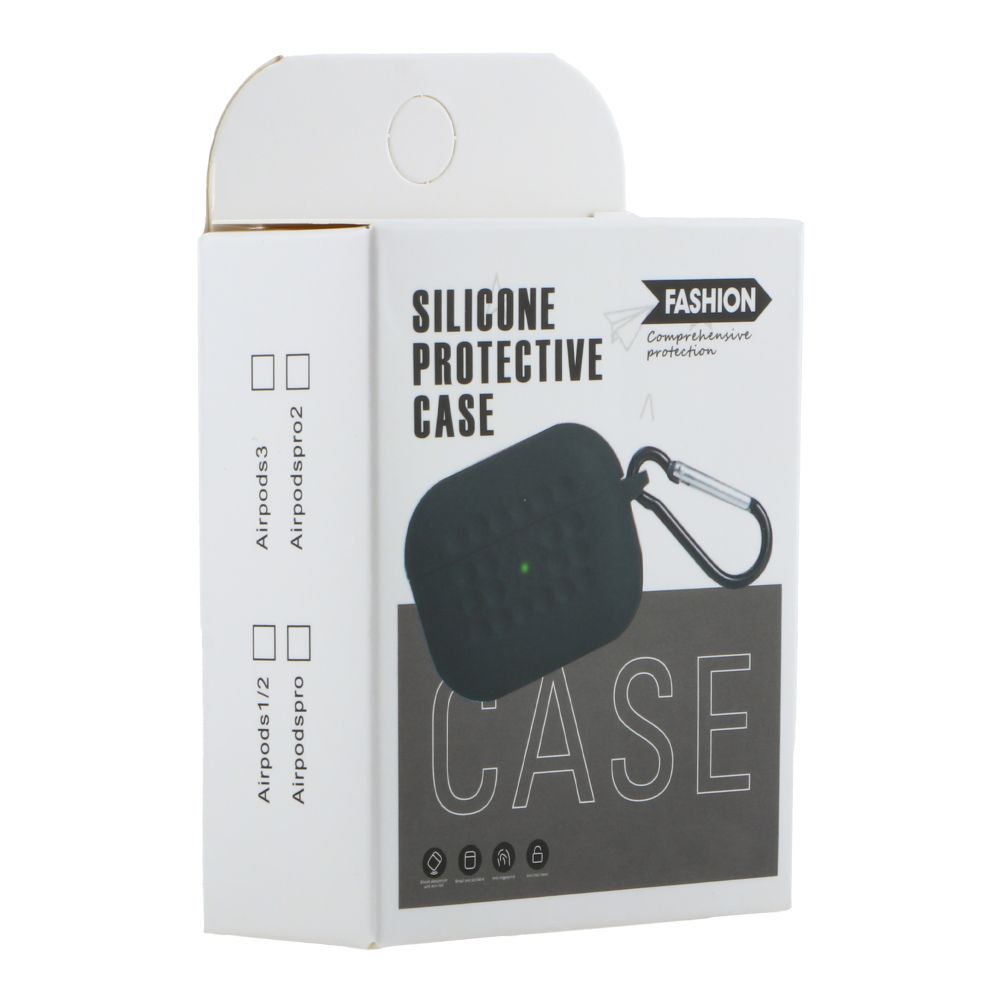 Купить ФУТЛЯР SILICONE FASHION CASE WITH HOOK ДЛЯ AIRPODS 1/2_1