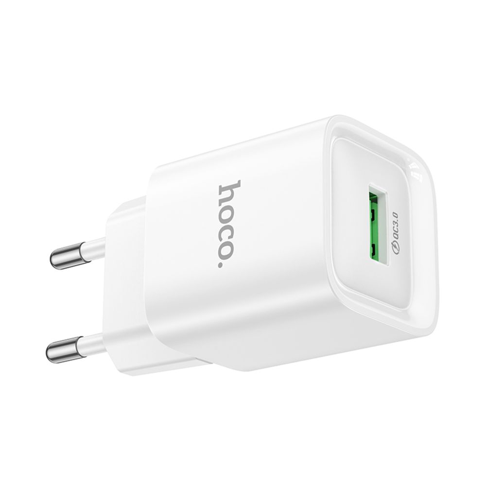 Мережевий Зарядний Пристрій Hoco C145A 1USB QC 18W превью 5