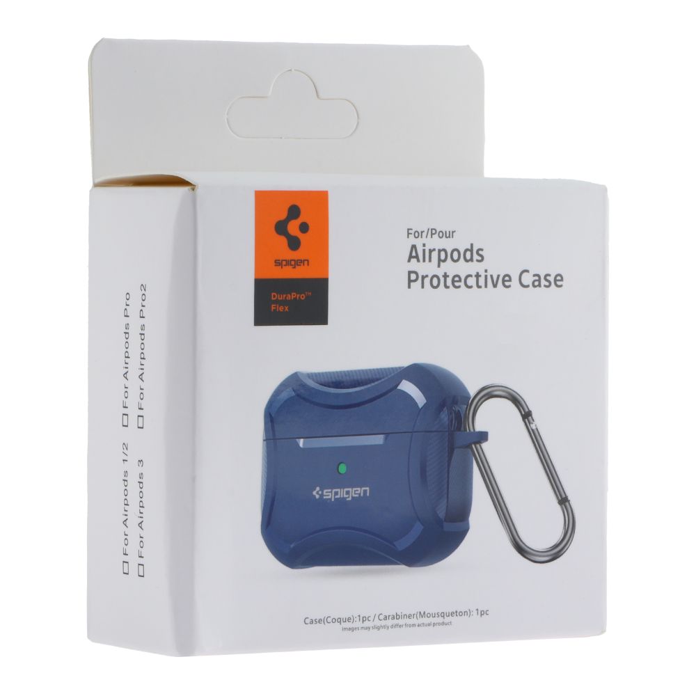 Купить ФУТЛЯР TPU SPIGEN DURAPRO FLEX WITH HOOK ДЛЯ AIRPODS 1/2_4