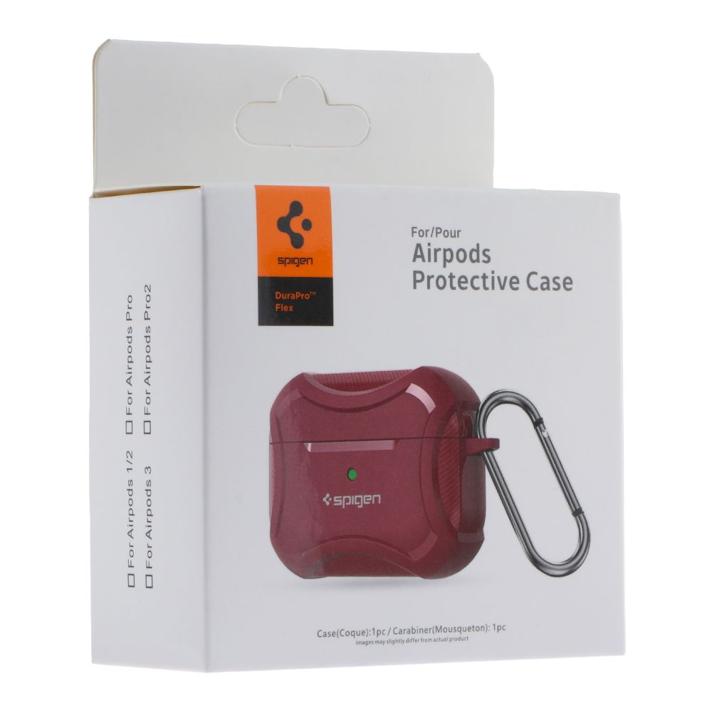 Купить ФУТЛЯР TPU SPIGEN DURAPRO FLEX WITH HOOK ДЛЯ AIRPODS 1/2_6