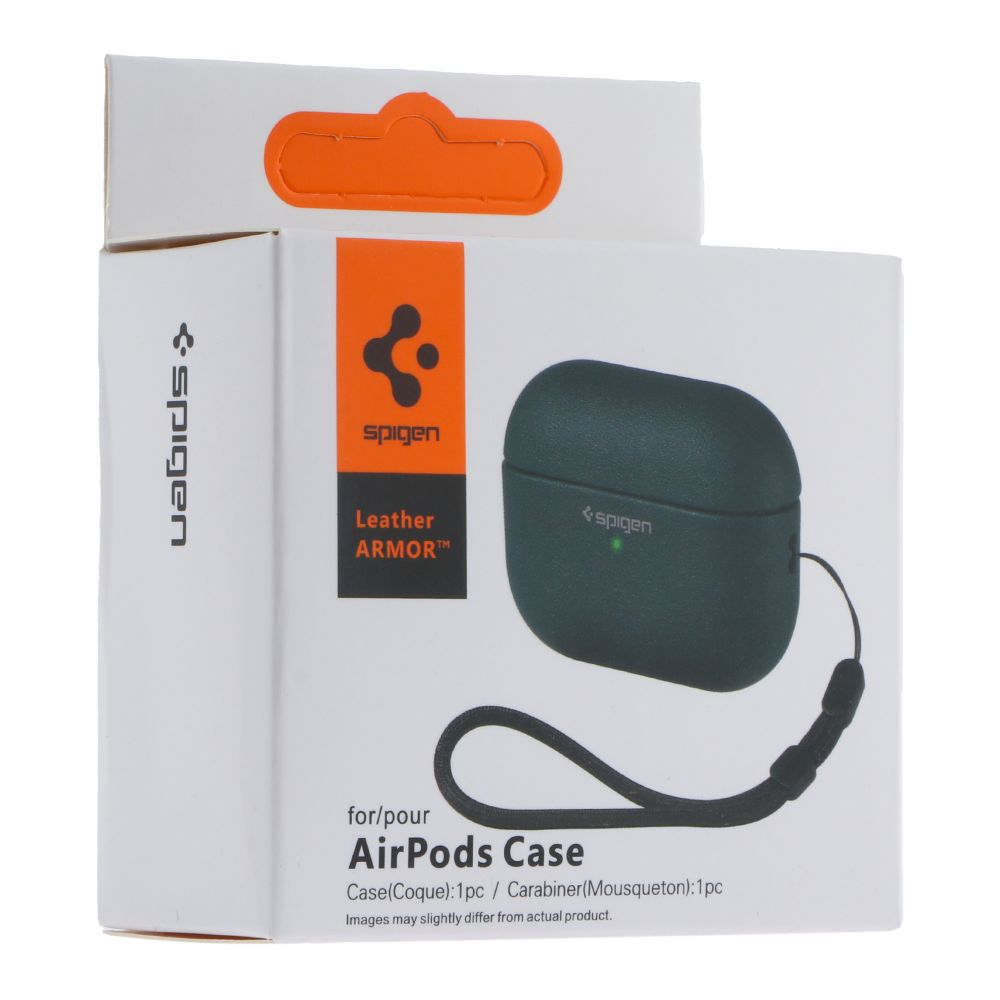 Купить ФУТЛЯР TPU SPIGEN LEATHER ARMOR ДЛЯ AIRPODS 3_4
