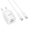 Купить СЕТЕВОЕ ЗАРЯДНОЕ УСТРОЙСТВО HOCO C147A 1USB-C/1USB PD/QC 20W+TYPE-C TO TYPE-C_2
