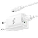 Купить СЕТЕВОЕ ЗАРЯДНОЕ УСТРОЙСТВО HOCO C147A 1USB-C/1USB PD/QC 20W+TYPE-C TO TYPE-C_5