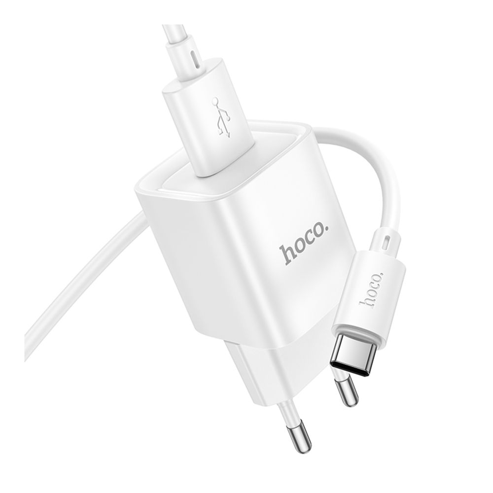 Купить СЕТЕВОЕ ЗАРЯДНОЕ УСТРОЙСТВО HOCO C145A 1USB QC 18W+USB TO TYPE-C_4