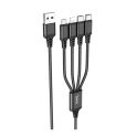 Купить USB HOCO X76 4-IN-1 IP+2TYPE-C+MICRO 2A