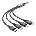 Купить USB HOCO X76 4-IN-1 IP+2TYPE-C+MICRO 2A_3
