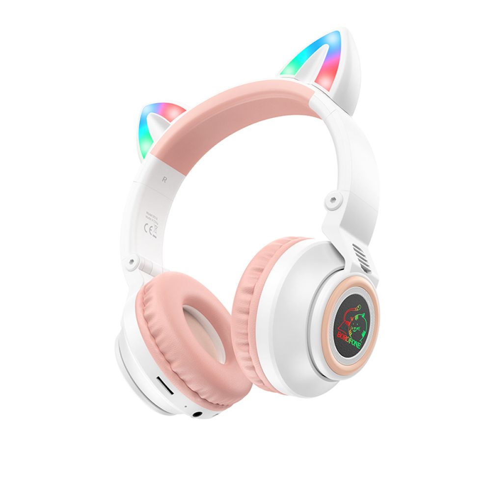 Купить БЛЮТУЗ СТЕРЕО ГАРНИТУРА BOROFONE BO18 CAT EAR_7