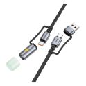 Купить USB HOCO U138 USB/USB-C TO USB-C/LED LIGHT 1.2M_2