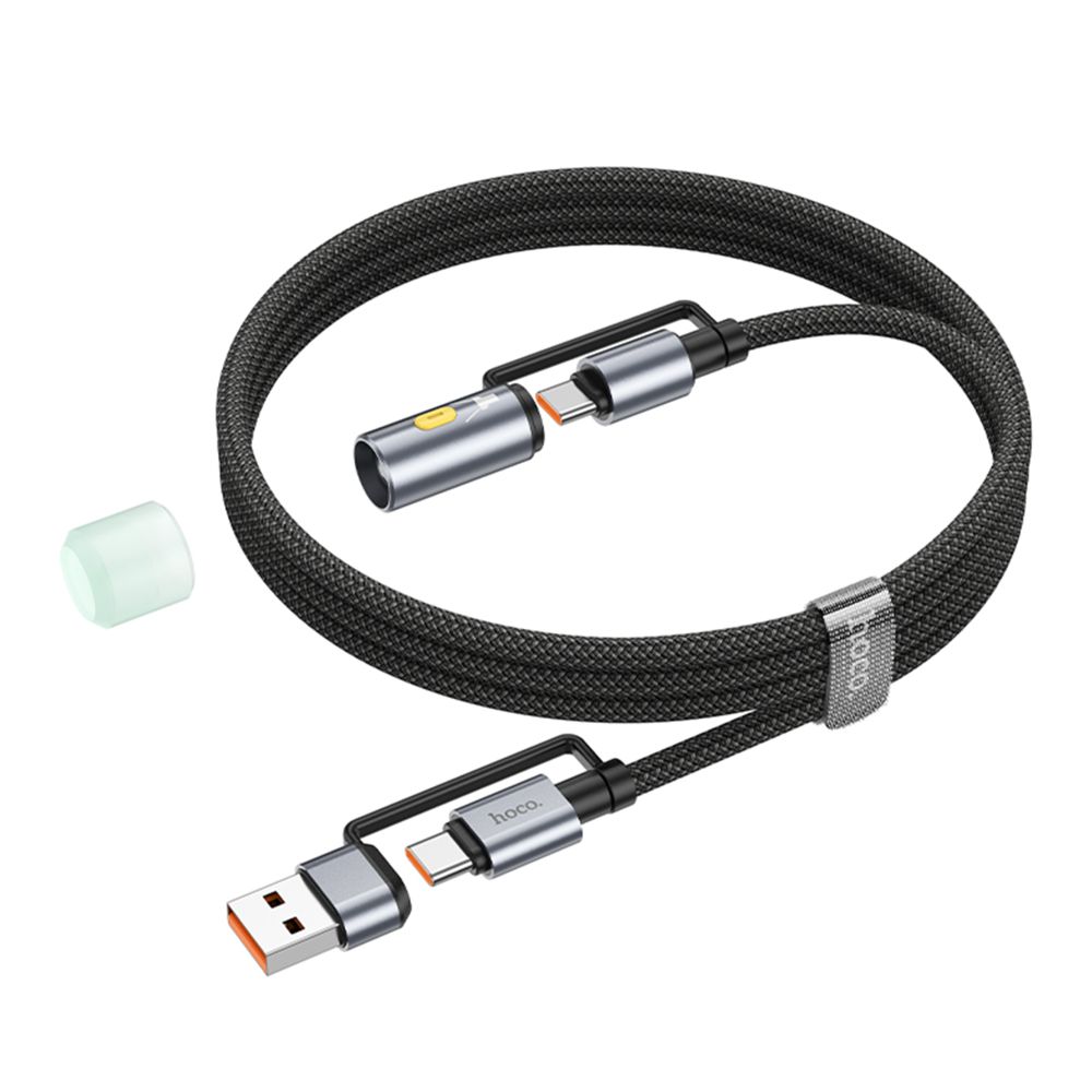 Купить USB HOCO U138 USB/USB-C TO USB-C/LED LIGHT 1.2M_4