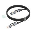 Купить USB HOCO U138 USB/USB-C TO USB-C/LED LIGHT 1.2M_4