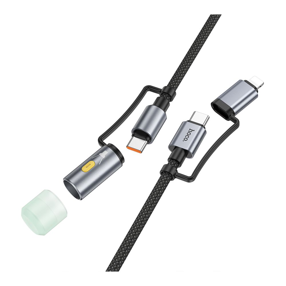Купить USB HOCO U138 USB-C/IP TO USB-C/LED LIGHT 1.2M_2
