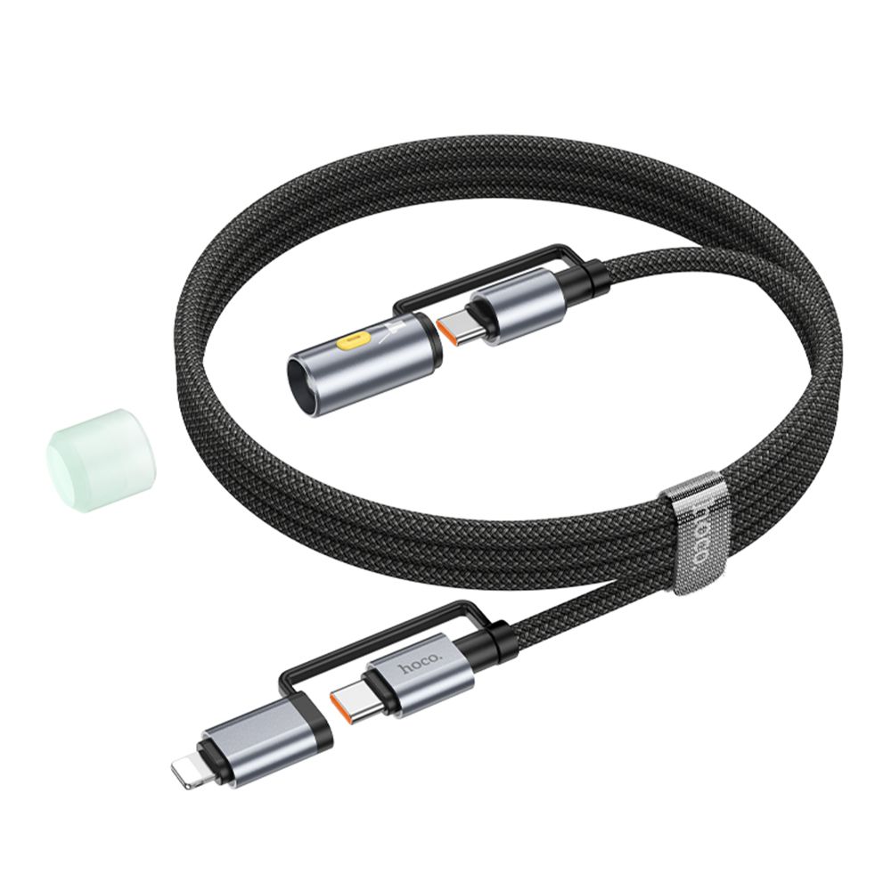Купить USB HOCO U138 USB-C/IP TO USB-C/LED LIGHT 1.2M_4
