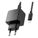 Купить СЕТЕВОЕ ЗАРЯДНОЕ УСТРОЙСТВО HOCO CS16A 1USB-C/1IP PD/QC 20W+TYPE-C TO LIGHTNING_4