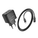 Купить СЕТЕВОЕ ЗАРЯДНОЕ УСТРОЙСТВО HOCO CS16A 1USB-C/1IP PD/QC 20W+TYPE-C TO LIGHTNING_6