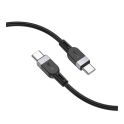 Купить USB HOCO X109 SILICONE TYPE-C TO TYPE-C 60W 2M_3