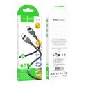Купить USB HOCO X109 SILICONE TYPE-C TO TYPE-C 60W 3M_1