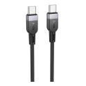 Купить USB HOCO X109 SILICONE TYPE-C TO TYPE-C 60W 3M
