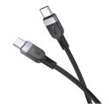 Купить USB HOCO X109 SILICONE TYPE-C TO TYPE-C 60W 3M_2