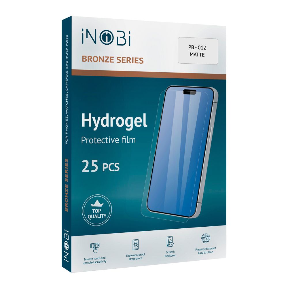 Купить ГИДРОГЕЛЬ ПЛЁНКА INOBI BRONZE PB-012 KOREAN / 25 ШТУК (МАТОВАЯ)