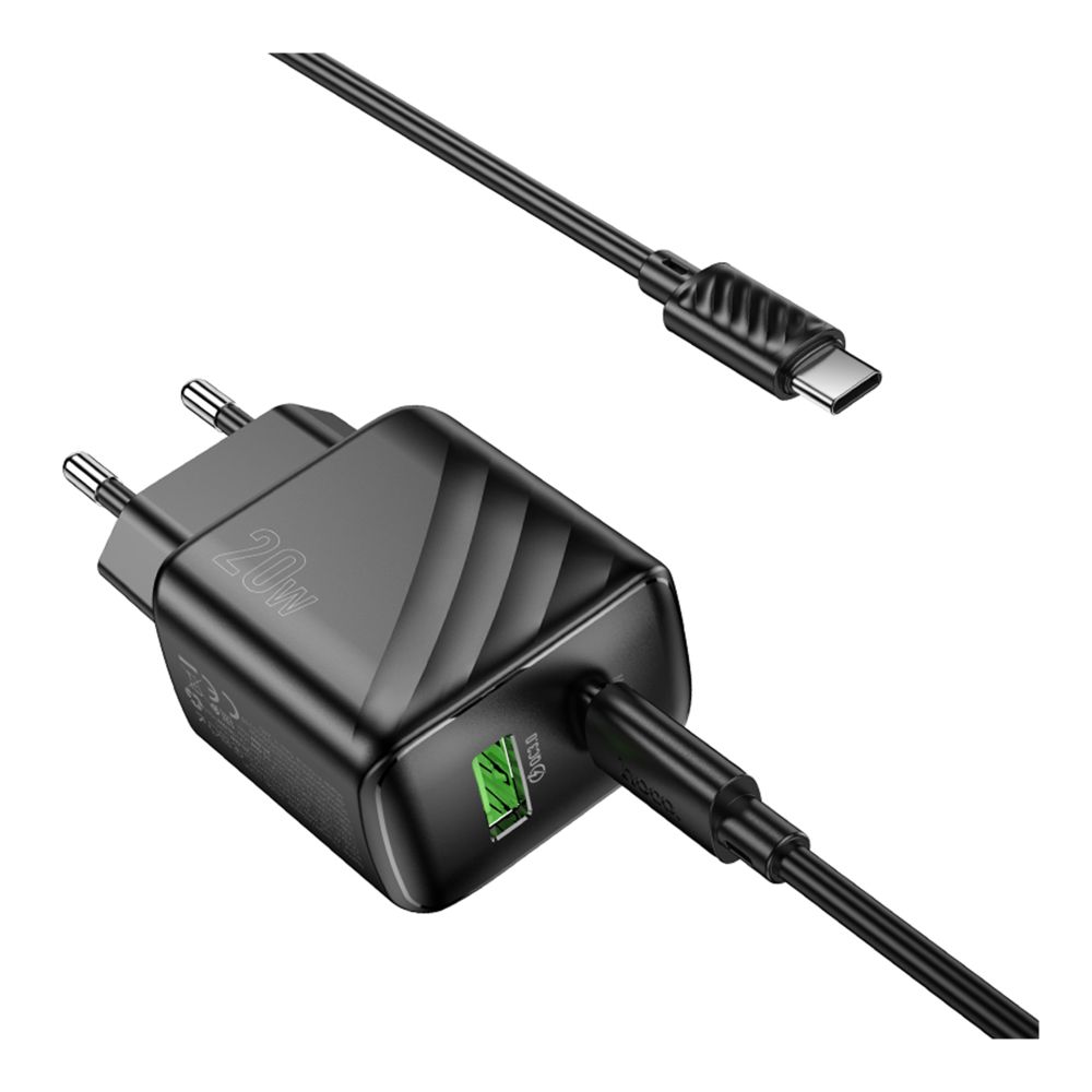 Купить СЕТЕВОЕ ЗАРЯДНОЕ УСТРОЙСТВО HOCO CS25A 1USB-C/1USB PD/QC 20W+TYPE-C TO TYPE-C_5