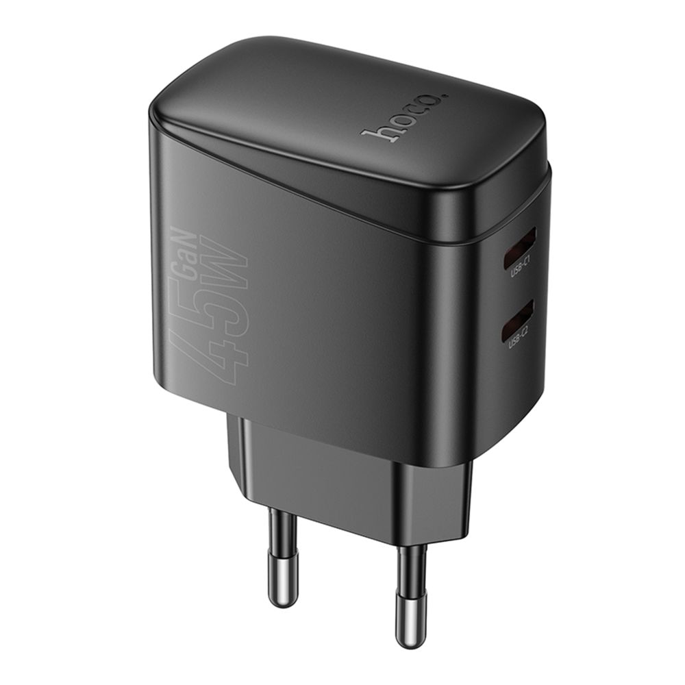 Купить СЕТЕВОЕ ЗАРЯДНОЕ УСТРОЙСТВО HOCO CS62A 2USB-C PD/QC 45W GAN_4