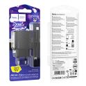 Купить СЕТЕВОЕ ЗАРЯДНОЕ УСТРОЙСТВО HOCO CS25A 1USB-C/1USB PD/QC 20W+TYPE-C TO LIGHTNING_1