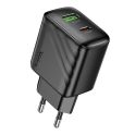 Купить СЕТЕВОЕ ЗАРЯДНОЕ УСТРОЙСТВО HOCO CS25A 1USB-C/1USB PD/QC 20W
