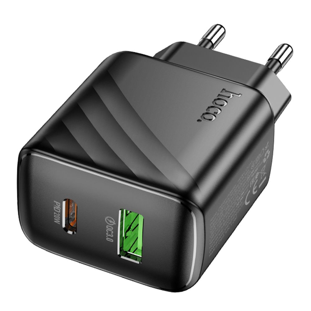 Купить СЕТЕВОЕ ЗАРЯДНОЕ УСТРОЙСТВО HOCO CS25A 1USB-C/1USB PD/QC 20W_6