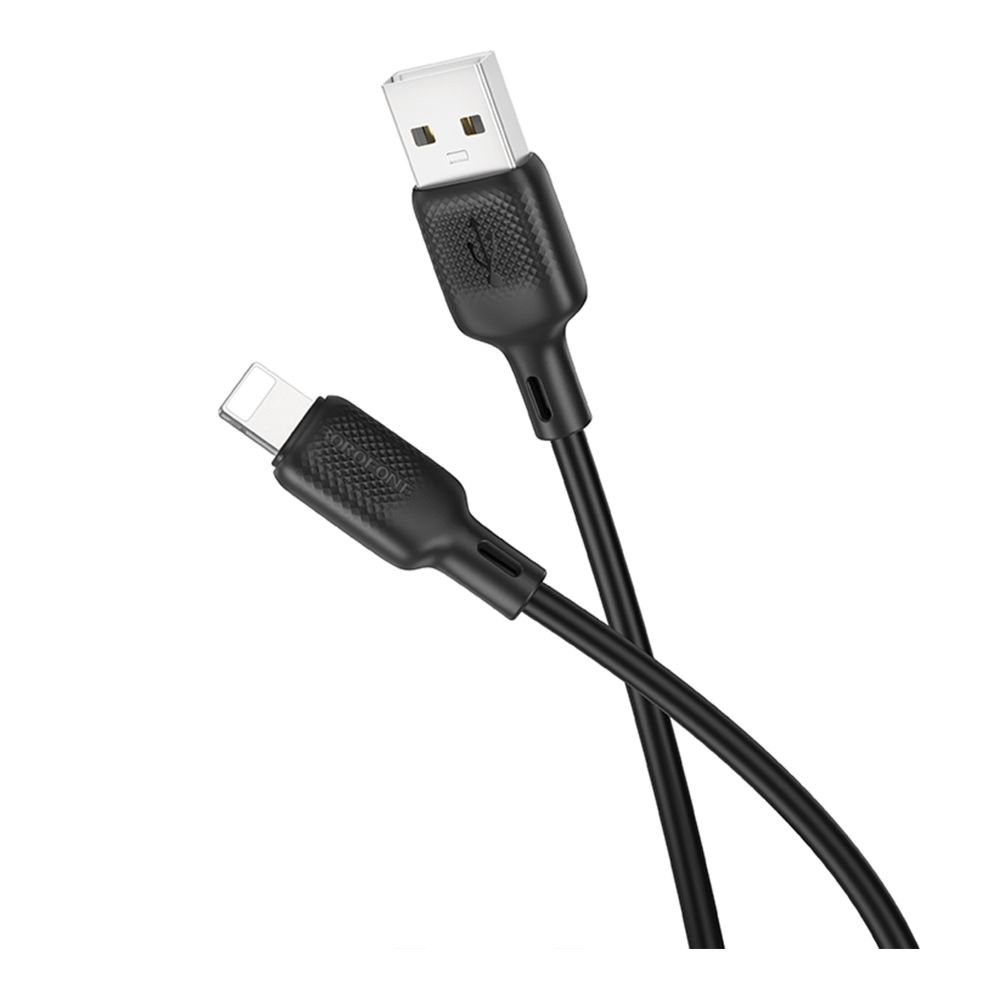 Купить USB BOROFONE BX113 SILICONE LIGHTNING 2.4A 3M_2
