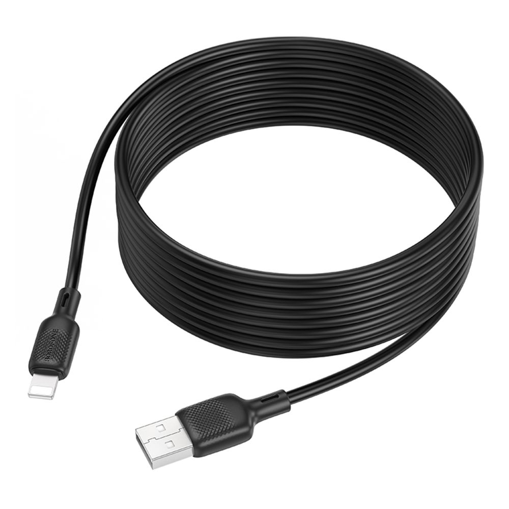 Купить USB BOROFONE BX113 SILICONE LIGHTNING 2.4A 3M_5