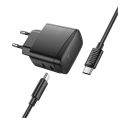 Купить СЕТЕВОЕ ЗАРЯДНОЕ УСТРОЙСТВО HOCO CS62A 2USB-C PD/QC 45W GAN+TYPE-C TO TYPE-C_3