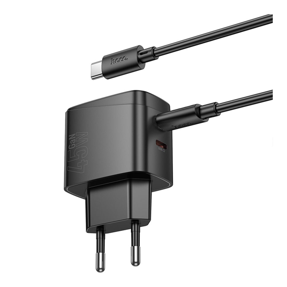 Купить СЕТЕВОЕ ЗАРЯДНОЕ УСТРОЙСТВО HOCO CS62A 2USB-C PD/QC 45W GAN+TYPE-C TO TYPE-C_5