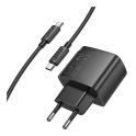 Купить СЕТЕВОЕ ЗАРЯДНОЕ УСТРОЙСТВО HOCO CS62A 2USB-C PD/QC 45W GAN+TYPE-C TO TYPE-C_6