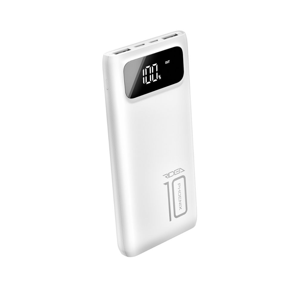 Купить POWER BANK RIDEA RP-D10L PHOENIX10 10W DIGITAL DISPLAY + LAMP 10000 MAH