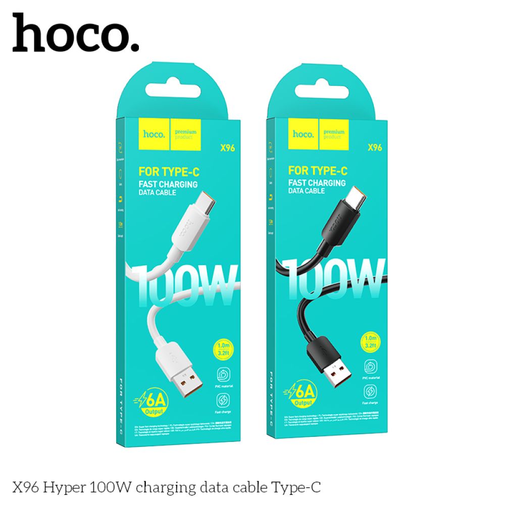 Купить USB HOCO X96 TYPE-C 6A 100W
