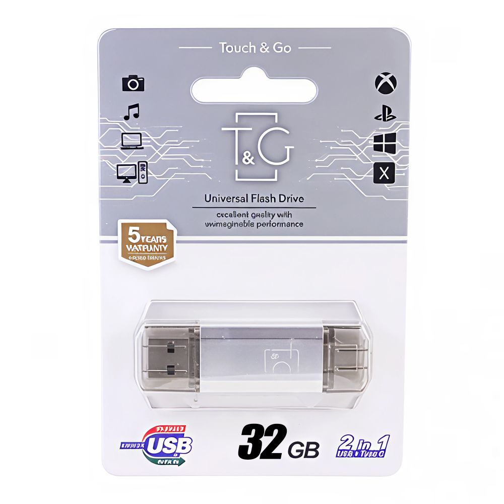 Купить USB FLASH DRIVE 3.0 T&G 32GB USB/TYPE C 009
