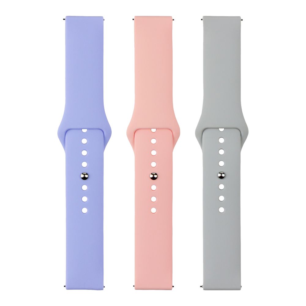 Купить РЕМЕШОК УНИВЕРС 20MM SILICONE ORIGINAL BUTTON DESIGN ДЛЯ SAMSUNG/AMAZFIT/HUAWEI