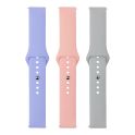 Купить РЕМЕШОК УНИВЕРС 20MM SILICONE ORIGINAL BUTTON DESIGN ДЛЯ SAMSUNG/AMAZFIT/HUAWEI
