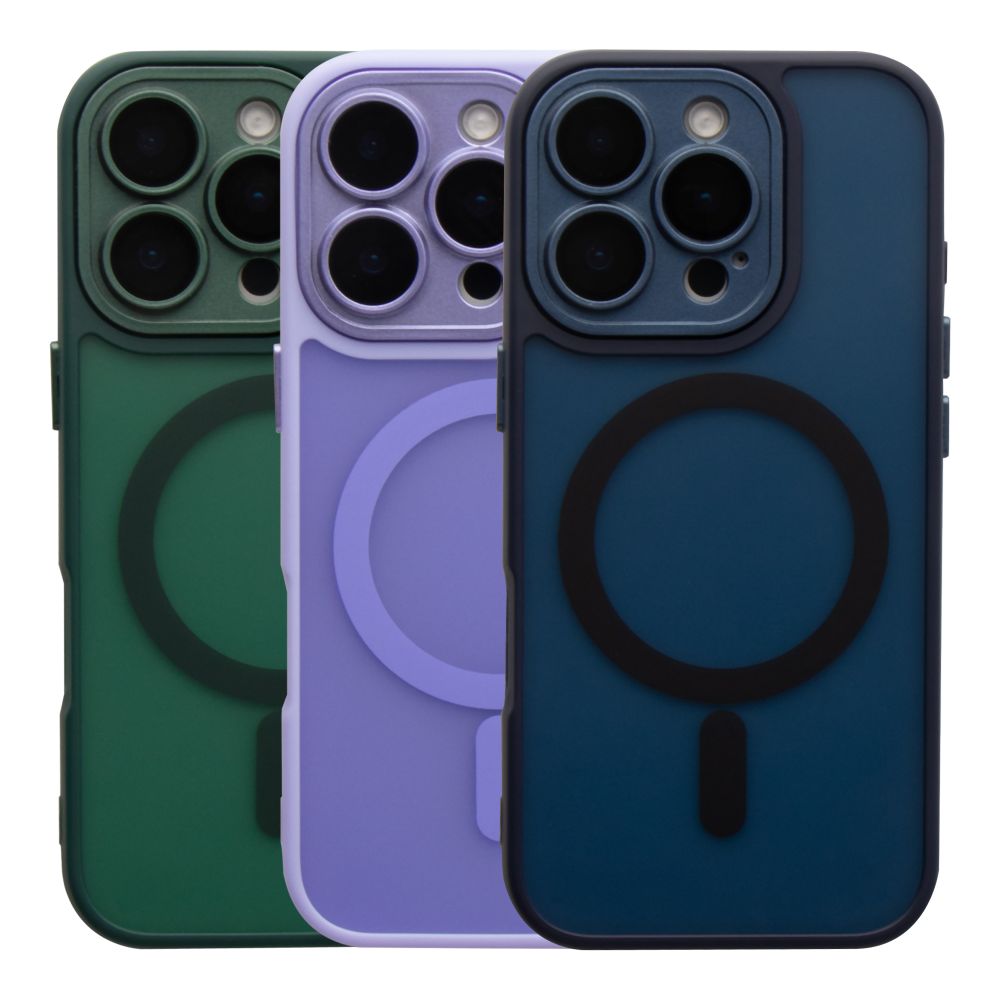 Купить ЧЕХОЛ TPU+PC MAGNETIC MATTE CAMERA LENS WITH MAGSAFE ДЛЯ IPHONE 16 PRO MAX