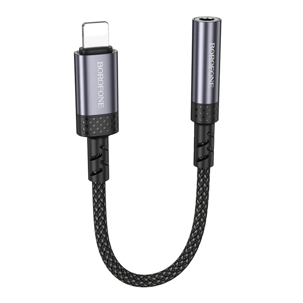 Купить ПЕРЕХОДНИК BOROFONE BV24 IP TO AUX 3.5MM (FEMALE) 15CM