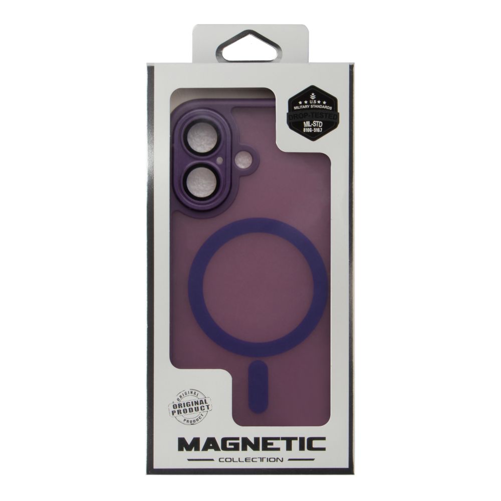 Купить ЧЕХОЛ TPU+PC MAGNETIC MATTE CAMERA LENS WITH MAGSAFE ДЛЯ IPHONE 16_7