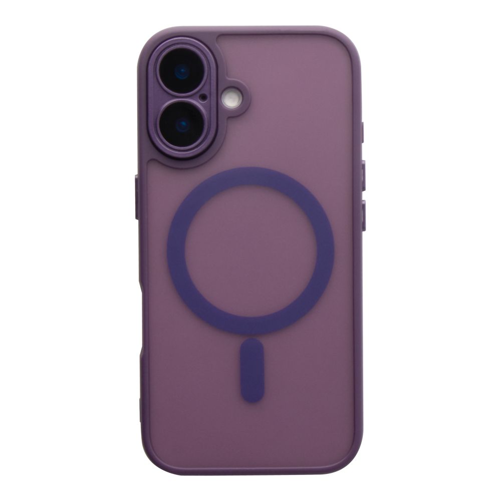 Купить ЧЕХОЛ TPU+PC MAGNETIC MATTE CAMERA LENS WITH MAGSAFE ДЛЯ IPHONE 16_15