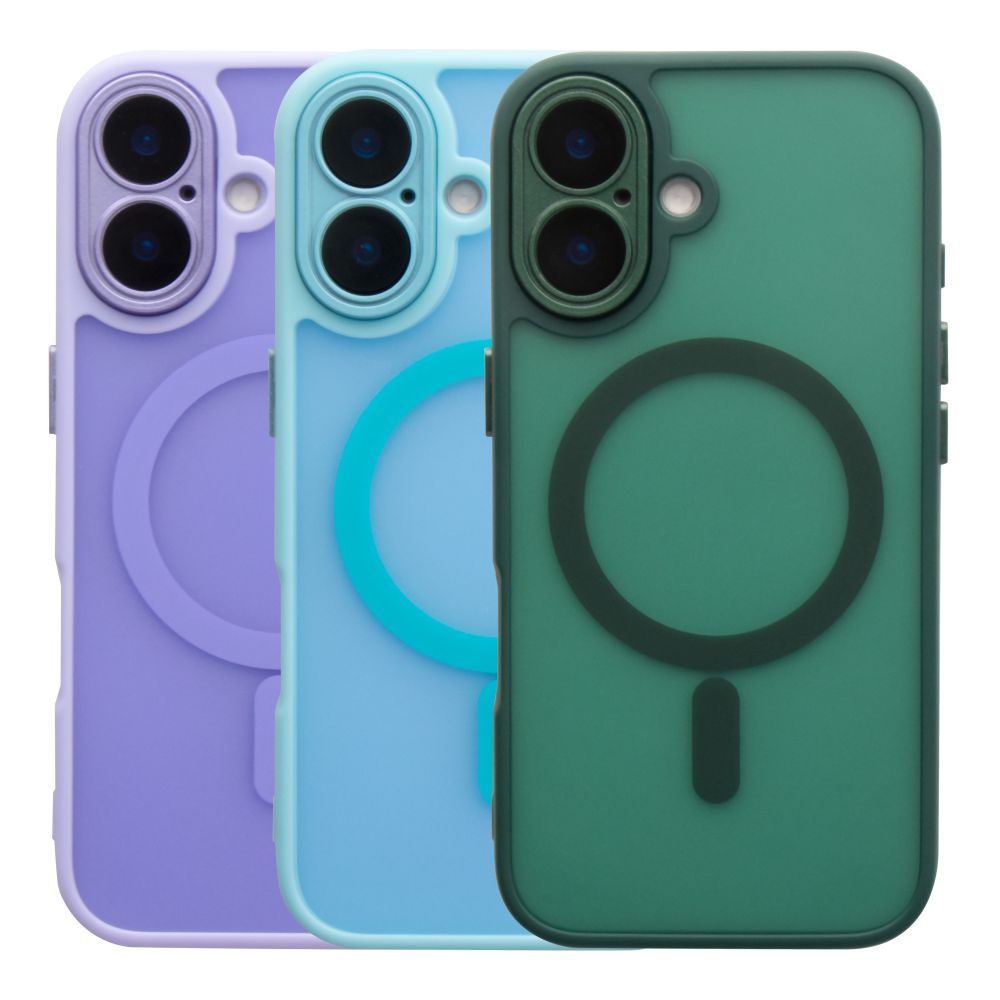 Купить ЧЕХОЛ TPU+PC MAGNETIC MATTE CAMERA LENS WITH MAGSAFE ДЛЯ IPHONE 16