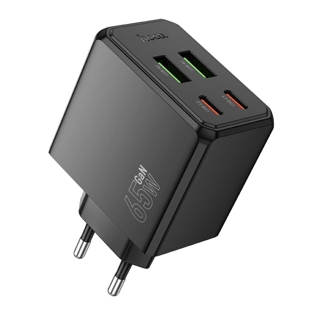 Купить СЕТЕВОЕ ЗАРЯДНОЕ УСТРОЙСТВО HOCO CS19A 2USB-C/2USB PD/QC 65W