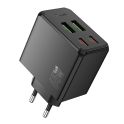 Купить СЕТЕВОЕ ЗАРЯДНОЕ УСТРОЙСТВО HOCO CS19A 2USB-C/2USB PD/QC 65W