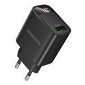 Купить СЕТЕВОЕ ЗАРЯДНОЕ УСТРОЙСТВО BOROFONE BA95A 1USB QC 18W LED DISPLAY