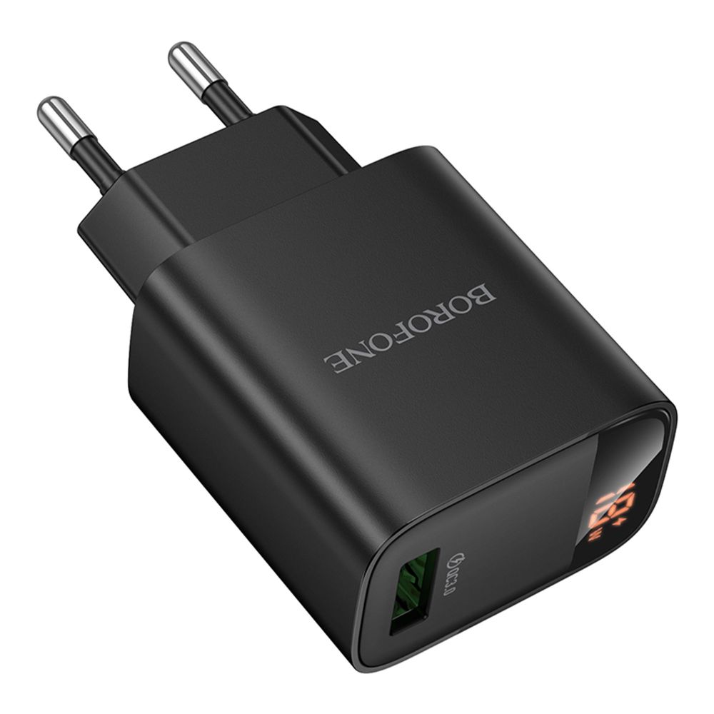 Купить СЕТЕВОЕ ЗАРЯДНОЕ УСТРОЙСТВО BOROFONE BA95A 1USB QC 18W LED DISPLAY_3