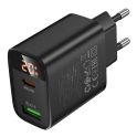 Купить СЕТЕВОЕ ЗАРЯДНОЕ УСТРОЙСТВО BOROFONE BA96A 1USB-C/1USB PD/QC 20W LED DISPLAY_5