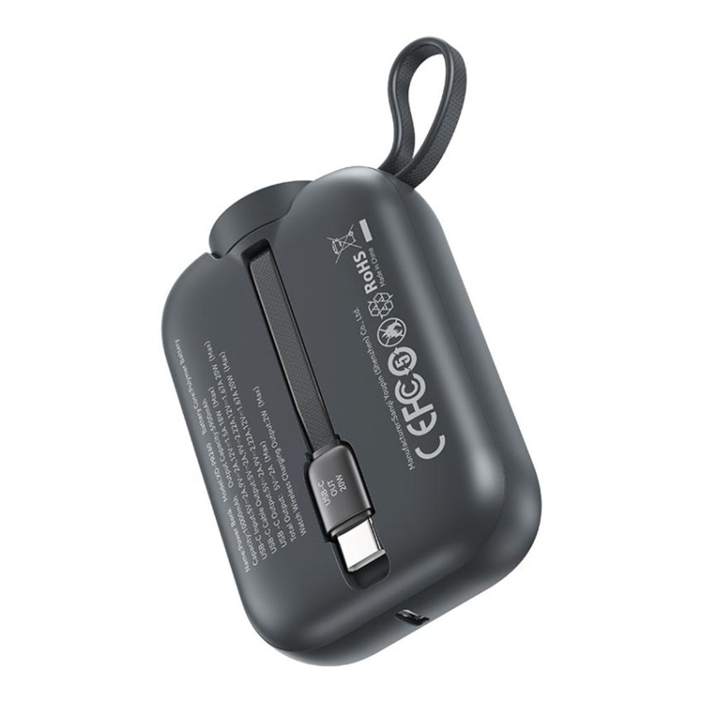Купить POWER BANK XO PR260 SELF-WATCH WIRELESS CHARGER, TYPE-C CABLE DIGITAL FAST CHARGER 20W, 10000 MAH_5
