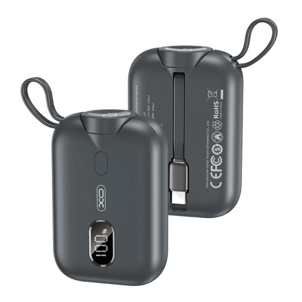 Купить POWER BANK XO PR260 SELF-WATCH WIRELESS CHARGER, TYPE-C CABLE DIGITAL FAST CHARGER 20W, 10000 MAH_6